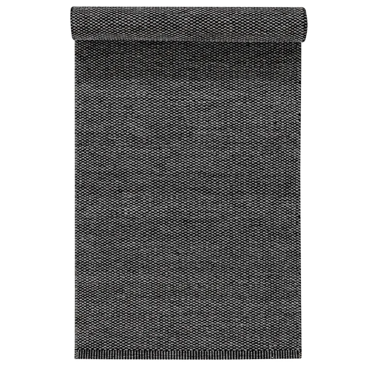 Lea ullmatta svart, 80x240 cm Scandi Living