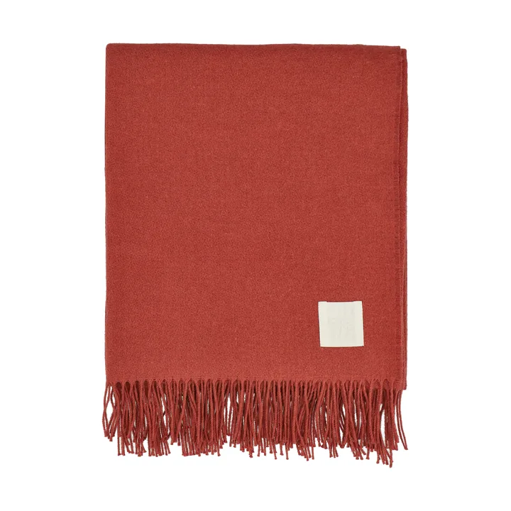 Loom bomullspläd 125x170 cm - Rust - Scandi Living