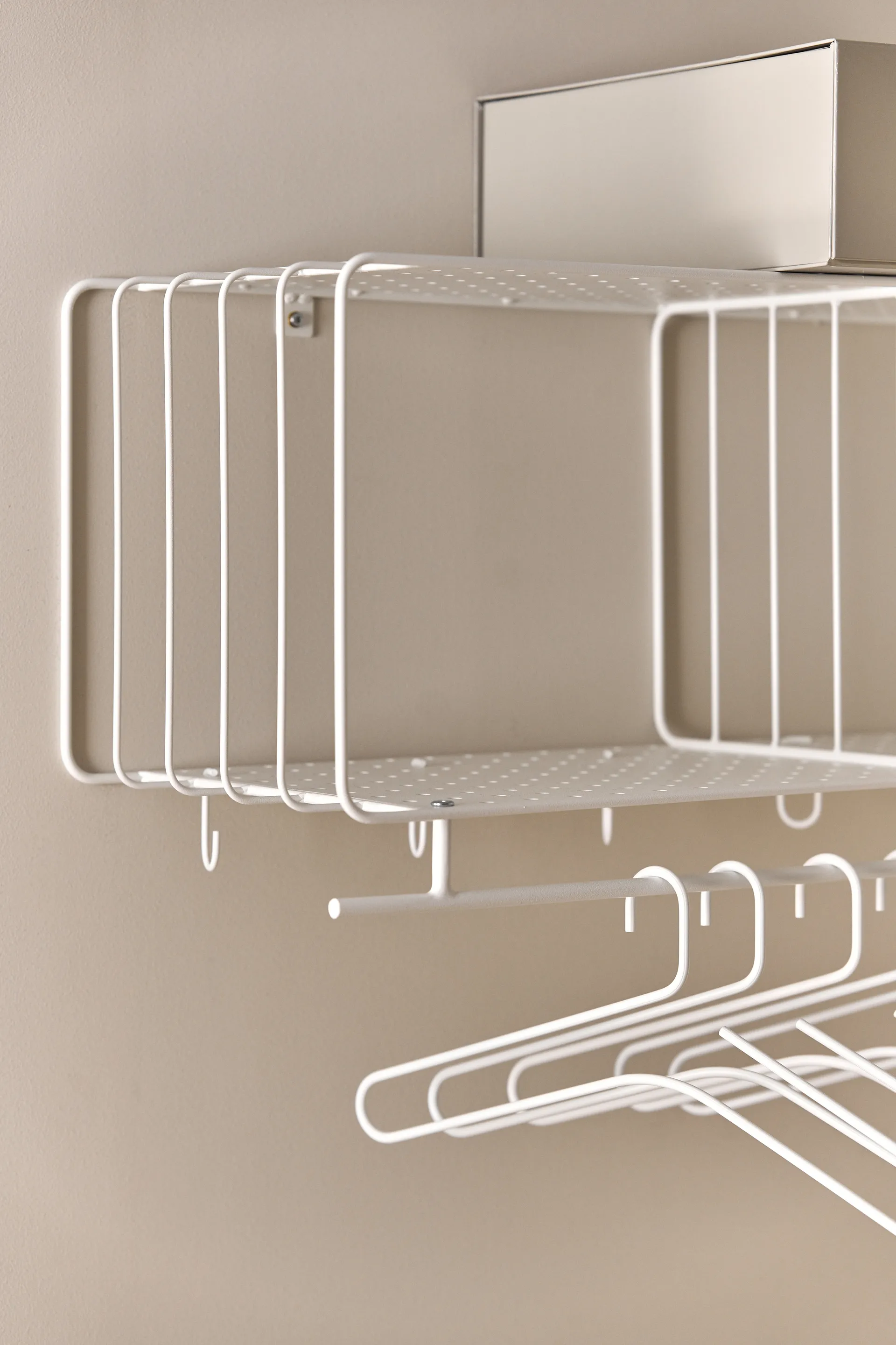 Nod hatthylla 90 cm, White Scandi Living