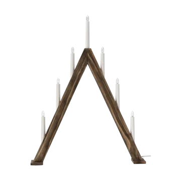 Nord adventsljusstake 60 cm - Mörkbetsad - Scandi Living