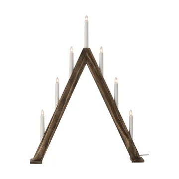 Nord adventsljusstake 60 cm - Mörkbetsad - Scandi Living