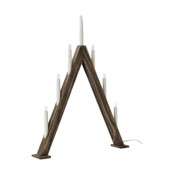 Nord adventsljusstake 60 cm - Mörkbetsad - Scandi Living