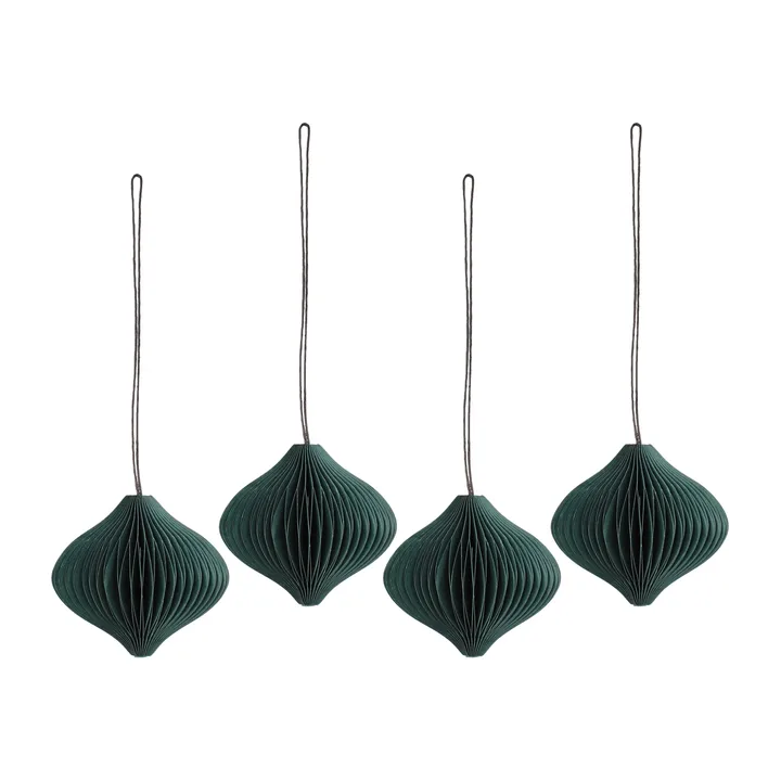 Onion julgranshänge 4-pack - Forest Green - Scandi Living