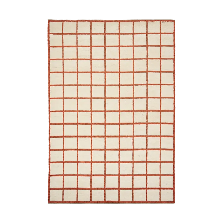 Pasture ullmatta naturvit/rost - 200x300 cm - Scandi Living
