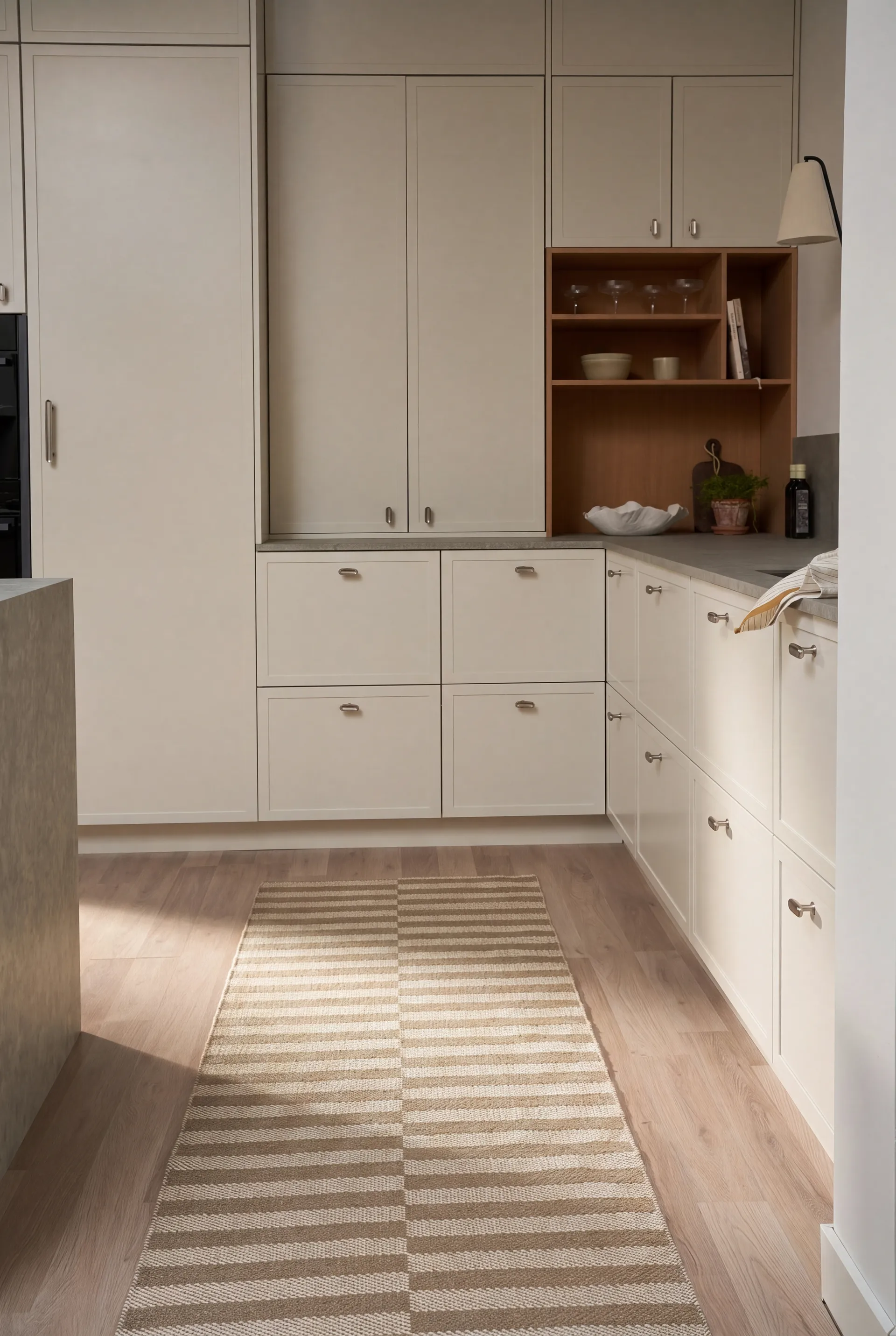 Path gångmatta, Beige, 70x250 cm Scandi Living
