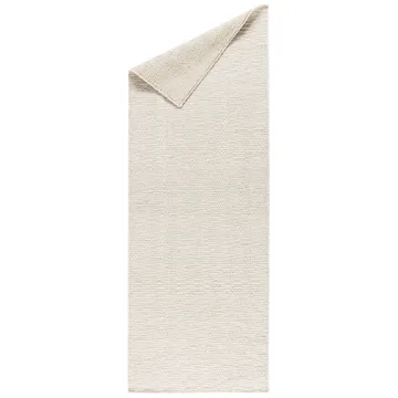 Pebble ullmatta vit - 80x240 cm - Scandi Living