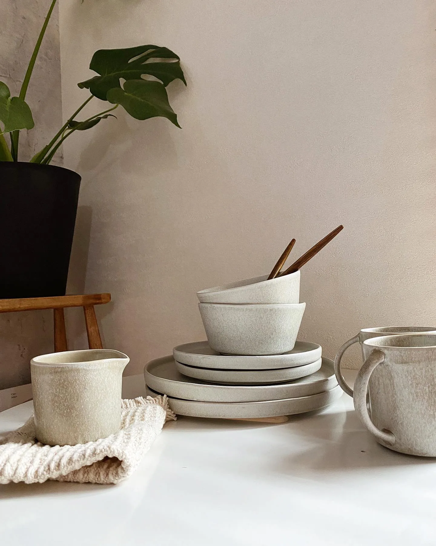 Sandsbro skål ljusgrå, Ø15 cm, 4-pack Scandi Living