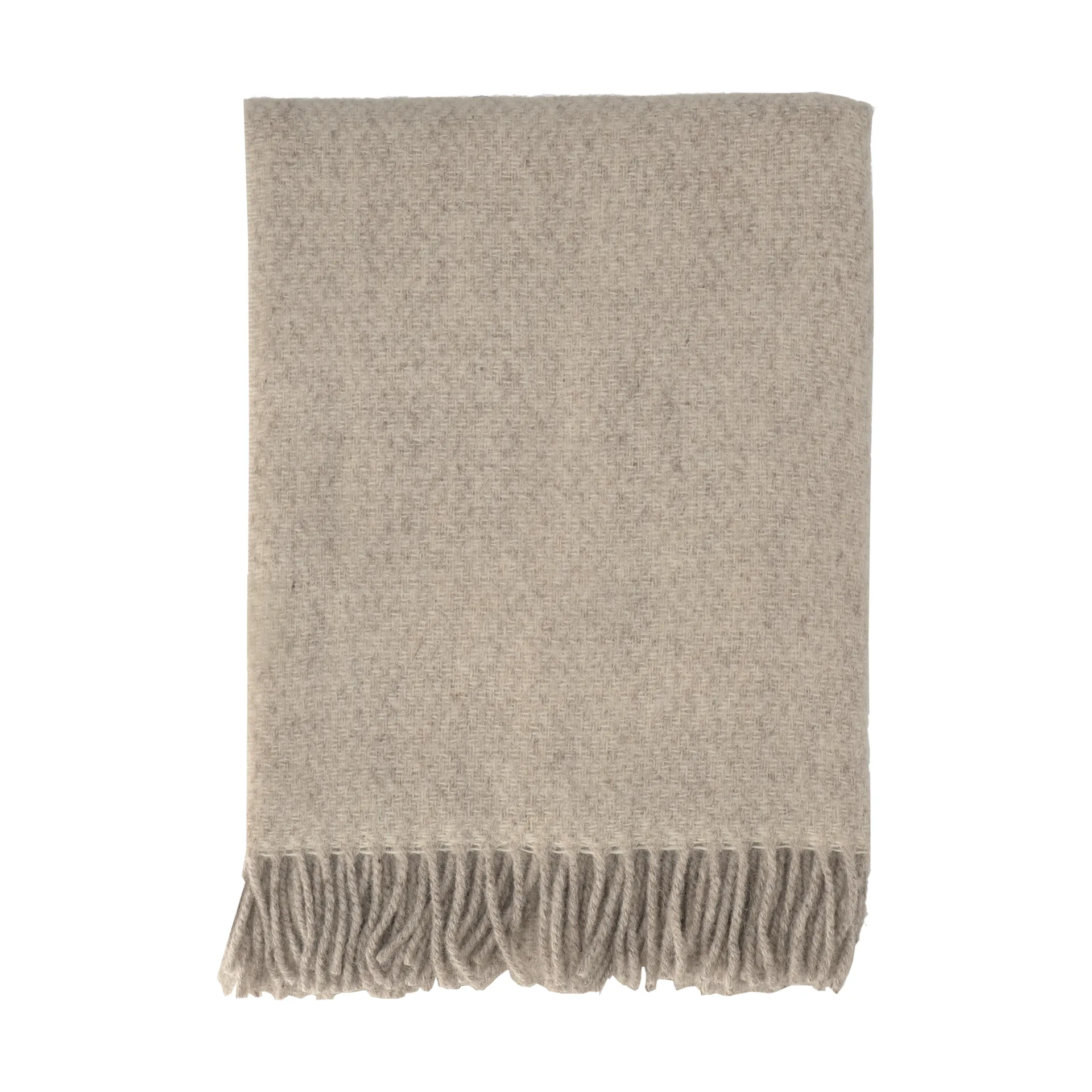 Sandstone ullpläd 130x180 cm, Beige Scandi Living