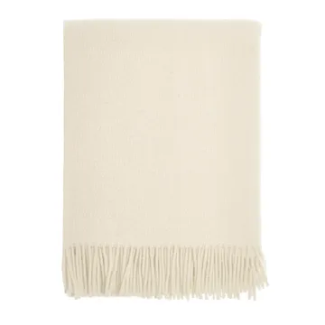 Sandstone ullpläd 130x180 cm - Creme - Scandi Living