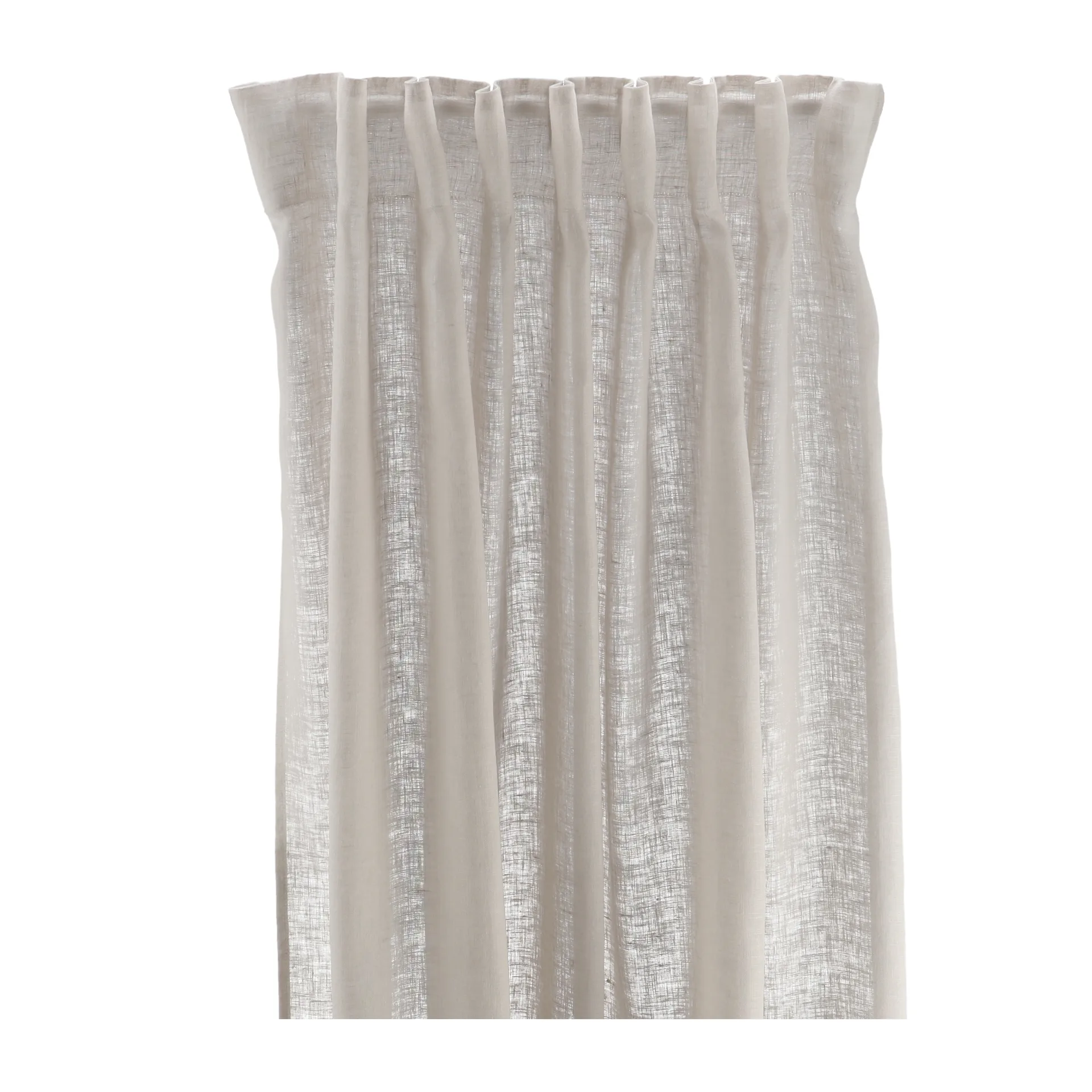 Serenity gardinlängd med multiband 129x250 cm, Greige Scandi Living