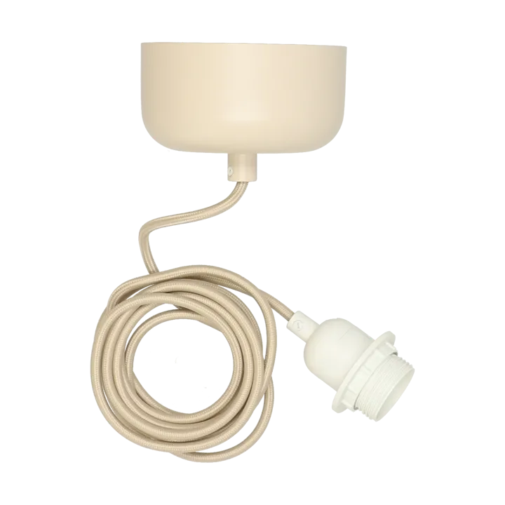 Takupphängning inkl sladd 250 cm - Beige - Scandi Living