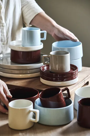Taper frukostset 12 delar - Röd - Scandi Living