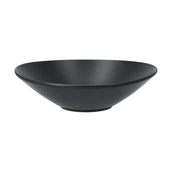 Terra salladsskål - Svart stengods, Ø30 cm - Scandi Living