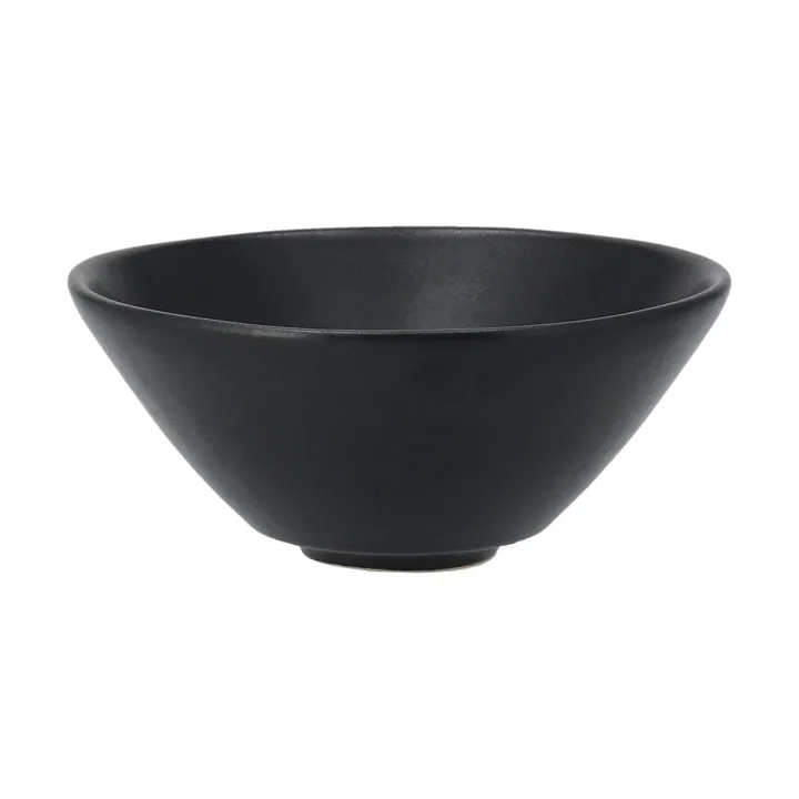 Terra serveringsskål - Svart stengods, Ø9,5 cm - Scandi Living