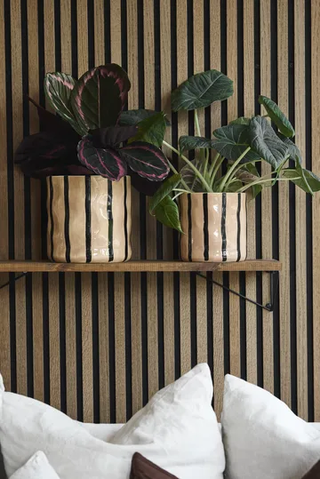 Thrive kruka Ø16 cm - Beige-svart - Scandi Living