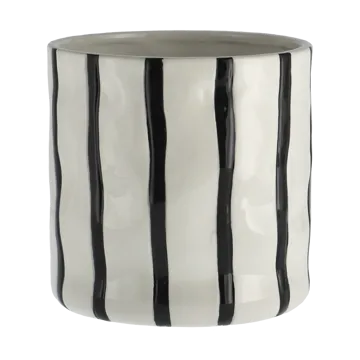 Thrive kruka Ø16 cm - Vit-svart - Scandi Living