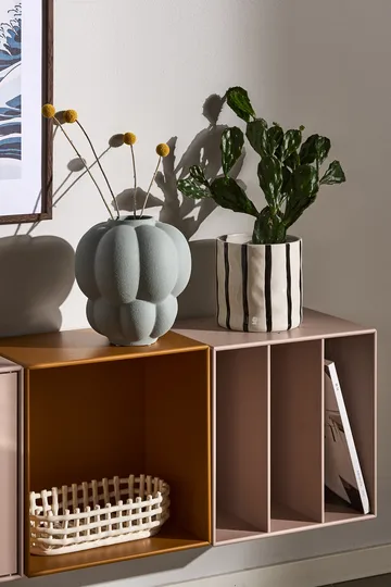 Thrive kruka Ø20 cm - Vit-svart - Scandi Living