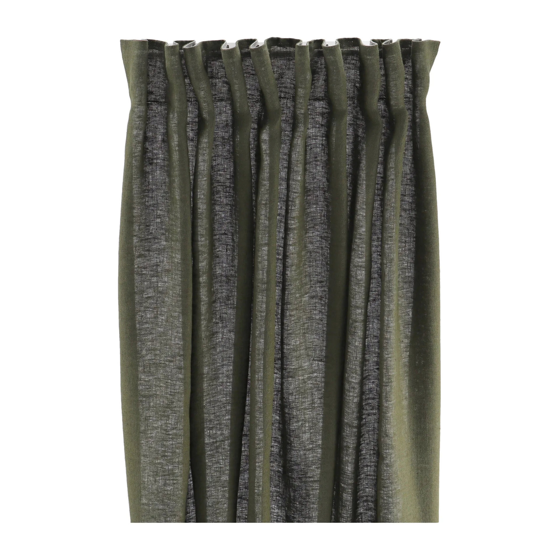 Tranquility gardinlängd med multiband 139x250 cm, Forest green Scandi Living