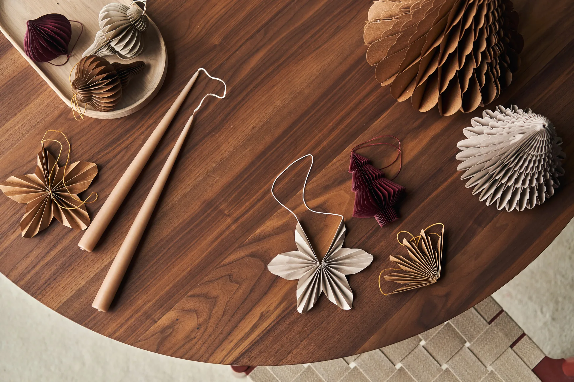 Tree julgranshänge 4-pack, Red Scandi Living