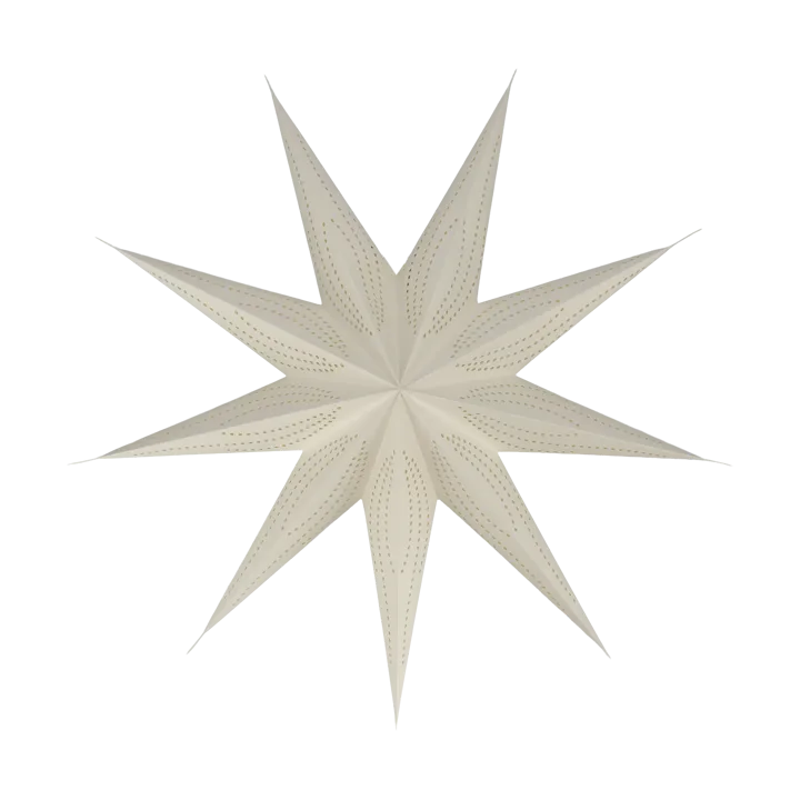 Veil adventsstjärna - Vit, Ø60 cm - Scandi Living