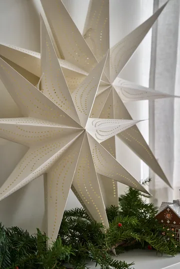 Veil adventsstjärna - Vit, Ø60 cm - Scandi Living