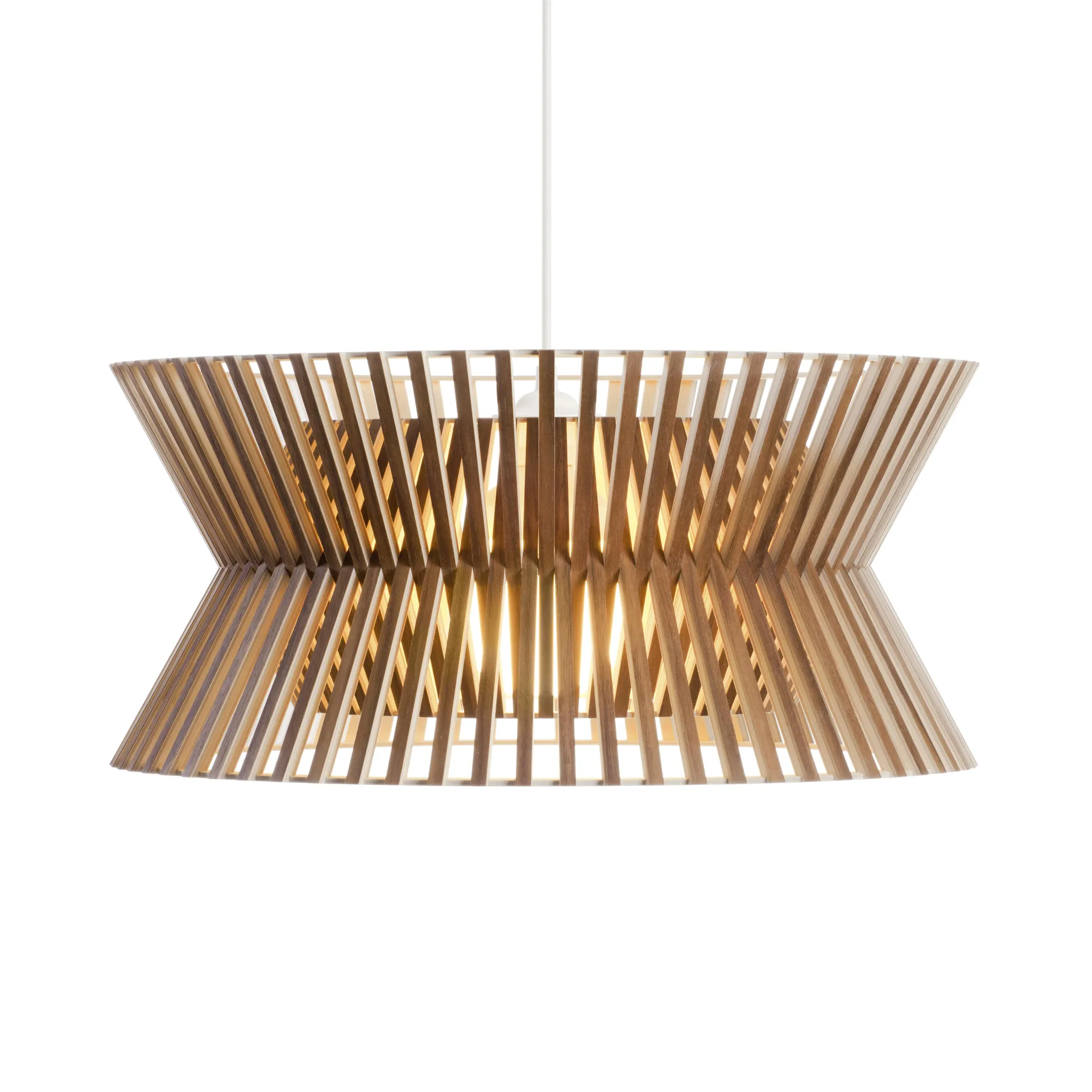 Kontro 6000, taklampa, walnut veneer Secto Design