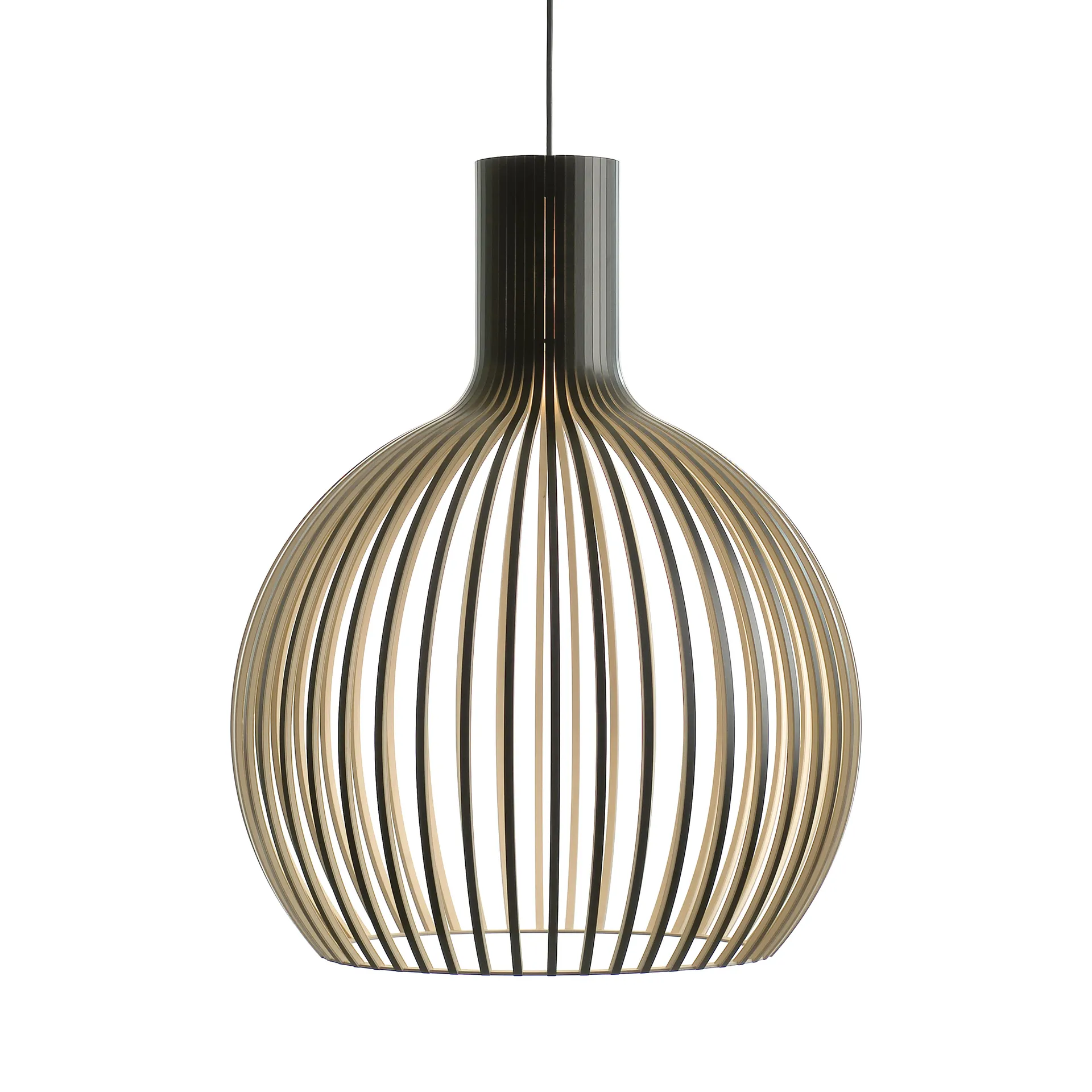 Octo 4240, taklampa, black laminated Secto Design