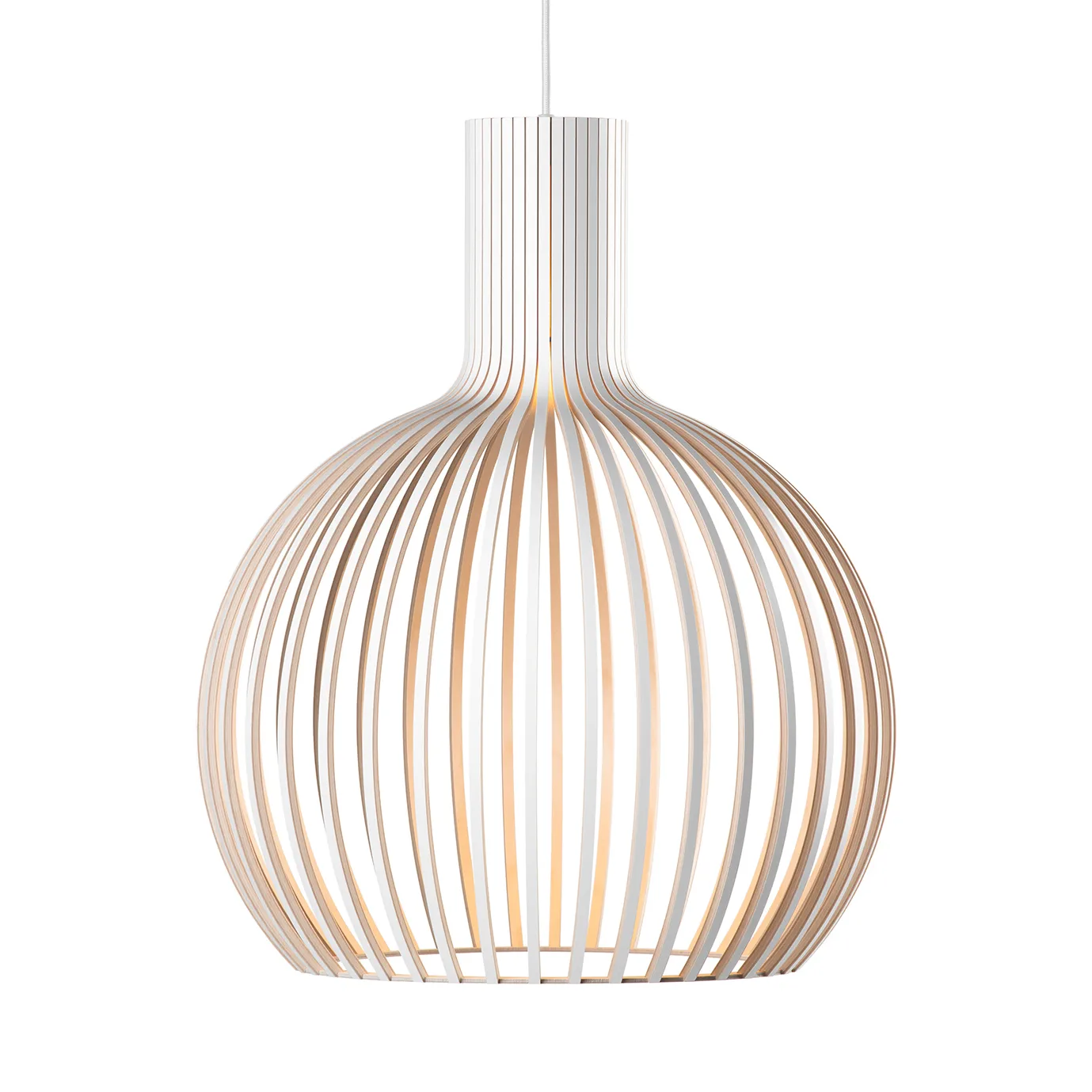 Octo Small 4241 taklampa, Vit laminat Secto Design