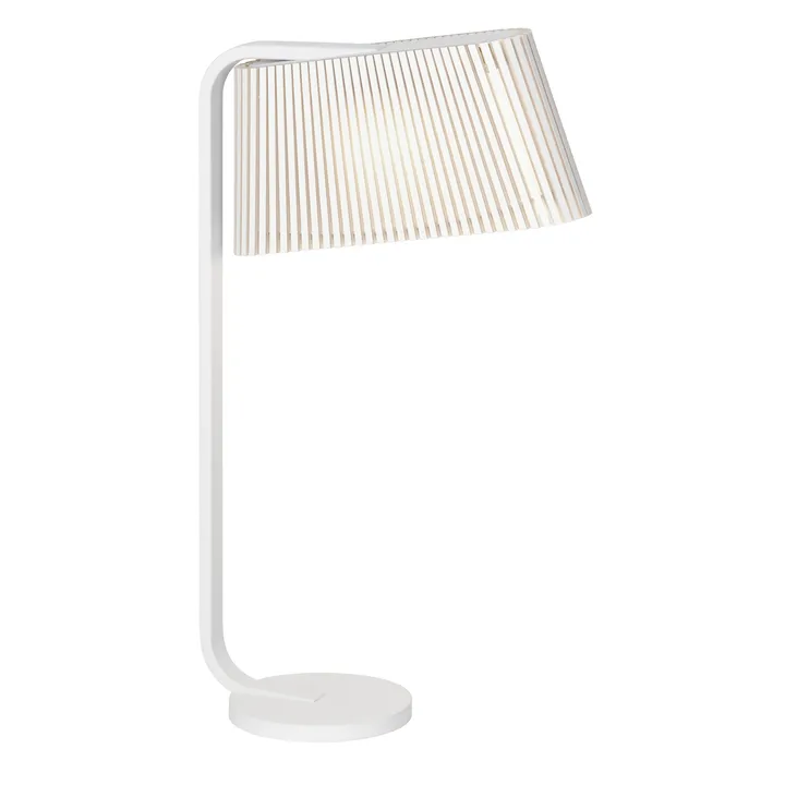 Owalo 7020, bordslampa - white laminated - Secto Design
