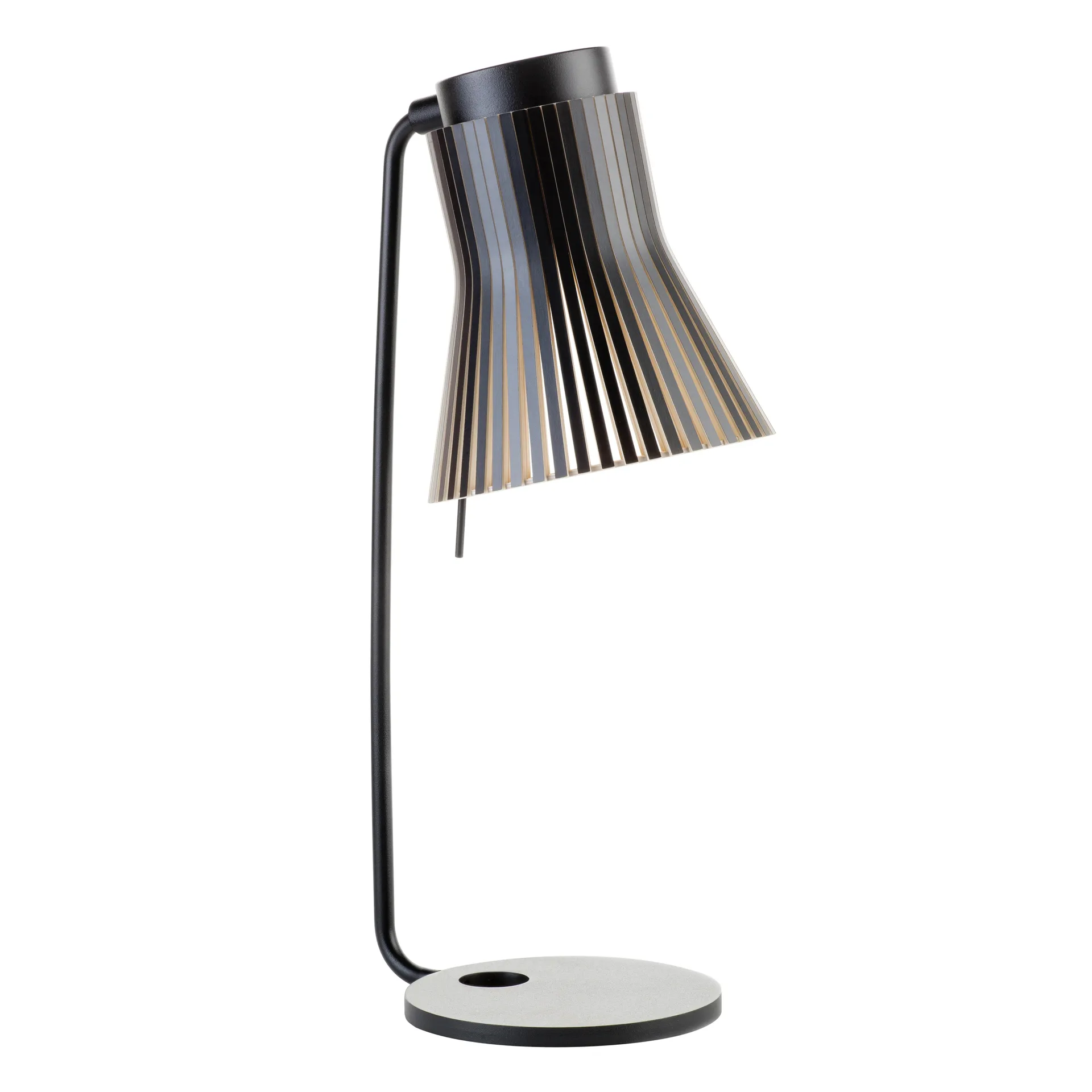 Petite 4620, bordslampa, Black laminated Secto Design
