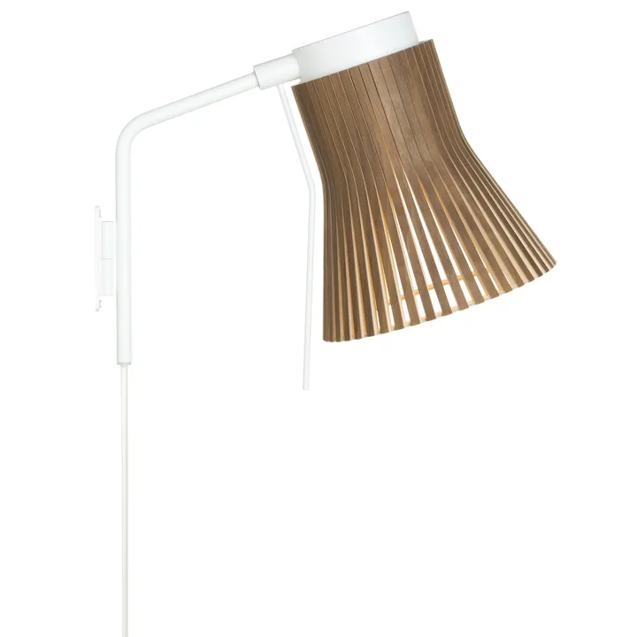 Petite 4630, vägglampa - walnut veneer - Secto Design