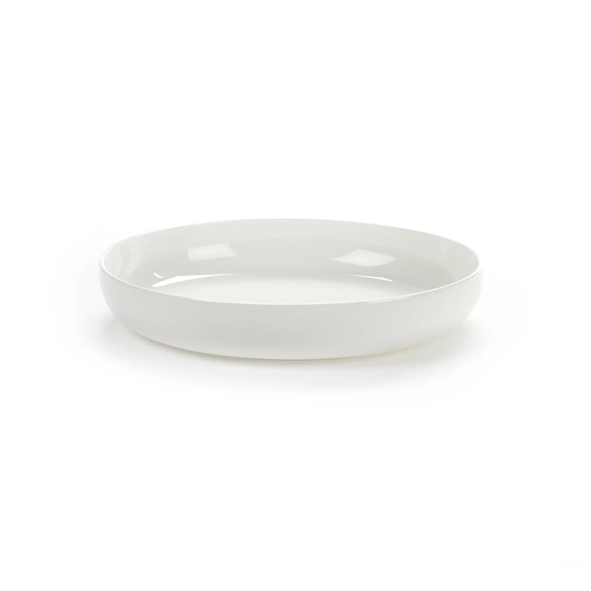 Base assiett med hög kant vit, 16 cm Serax