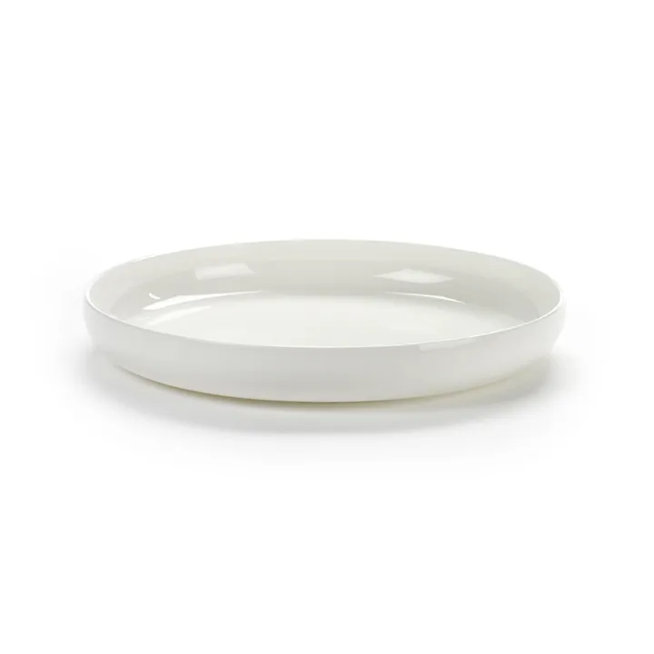 Base assiett med hög kant vit - 20 cm - Serax