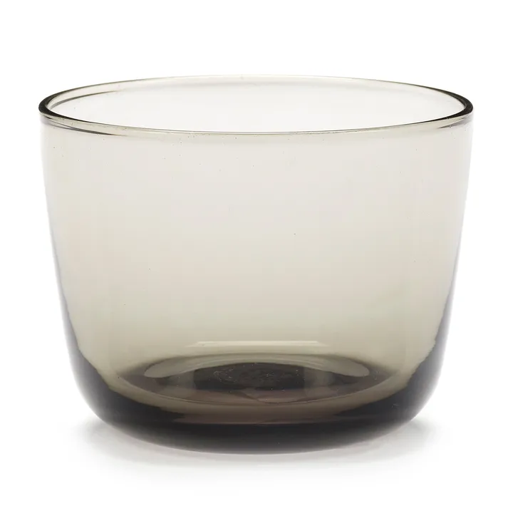 Cena lågt glas Ø8,5 cm - Smokey Grey - Serax