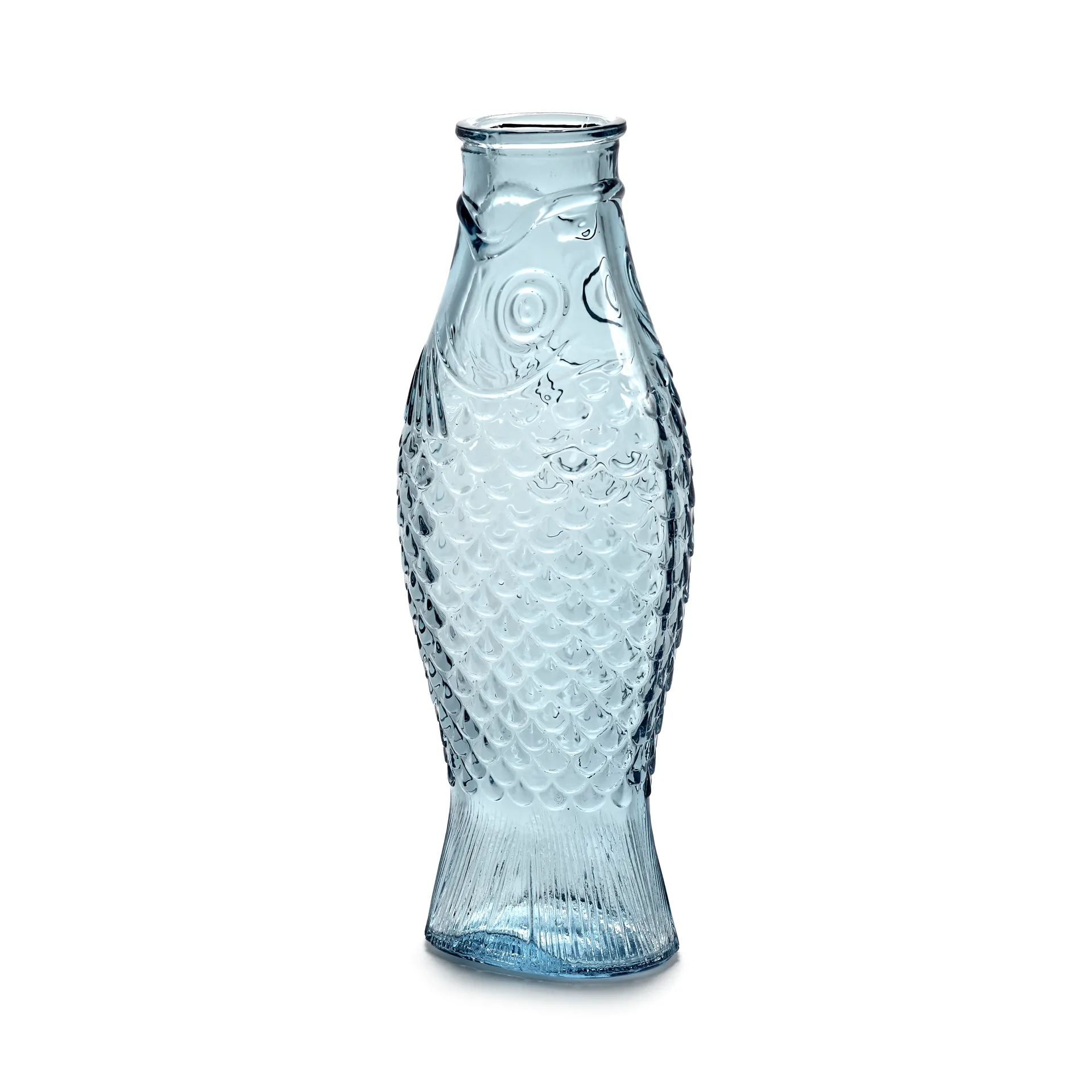 Fish & Fish glasflaska 85 cl, Light blue Serax