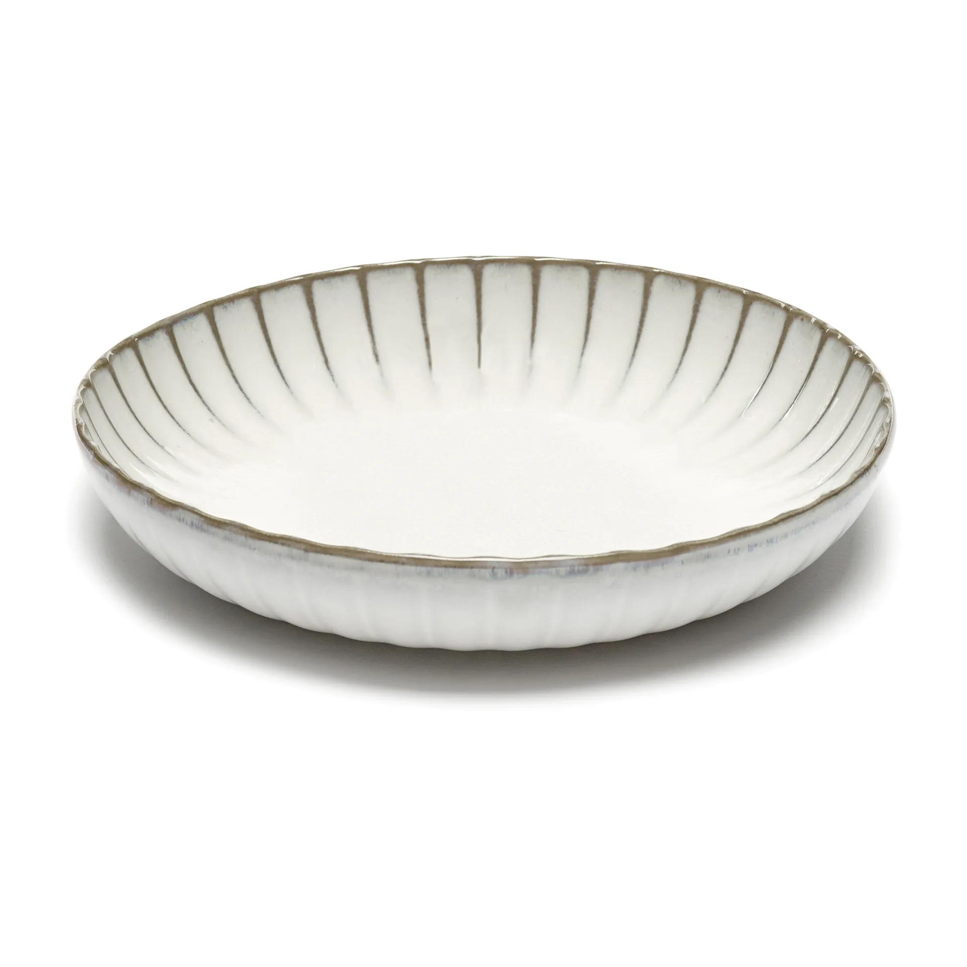 Inku hög tallrik M Ø23 cm, White Serax