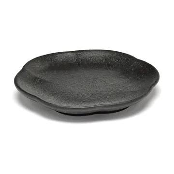 Inku räfflad tallrik S Ø8,9 cm - Black - Serax