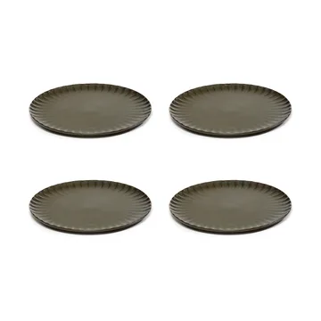 Inku tallrik L Ø24 cm 4-pack - Green - Serax