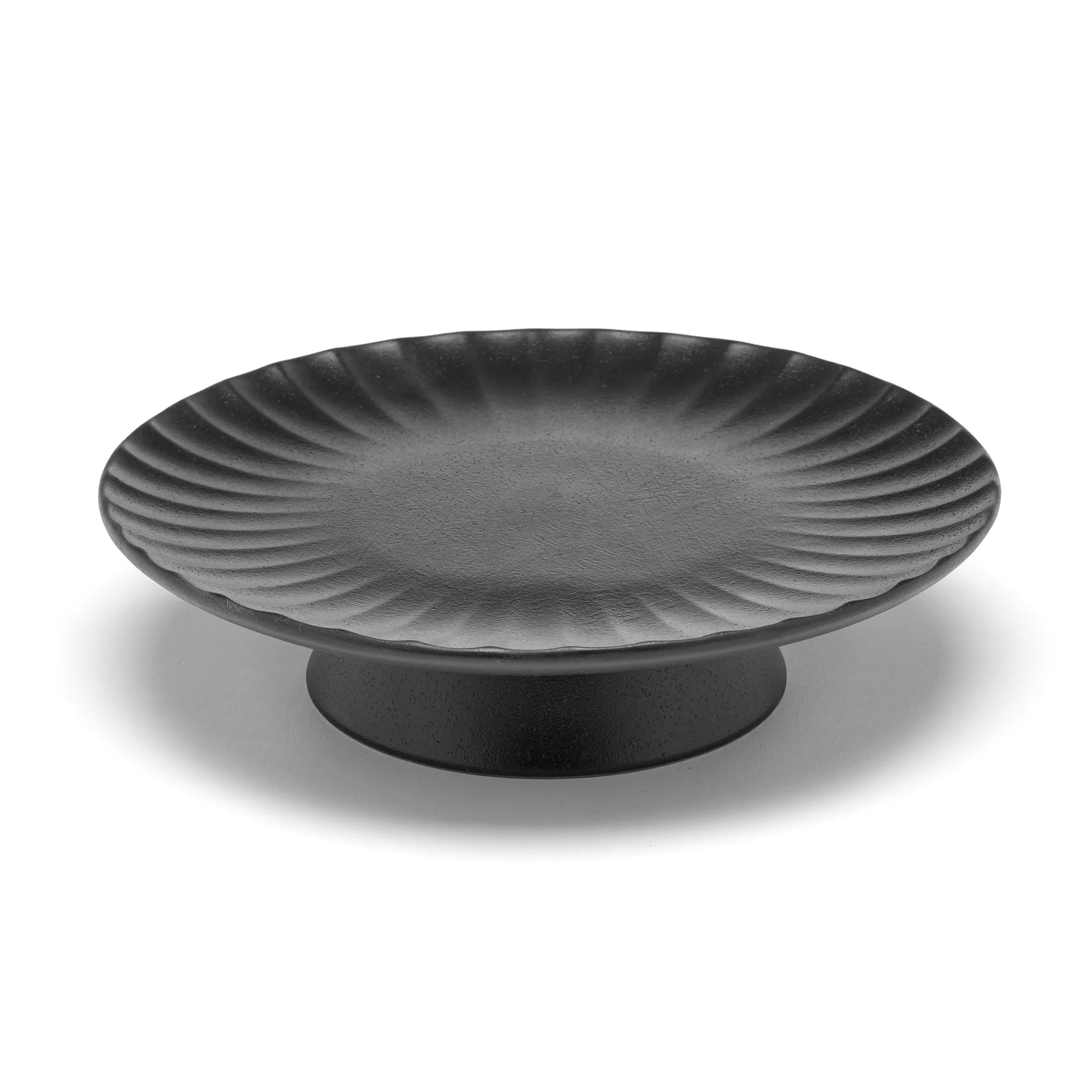 Inku tårtfat L Ø24 cm, Black Serax