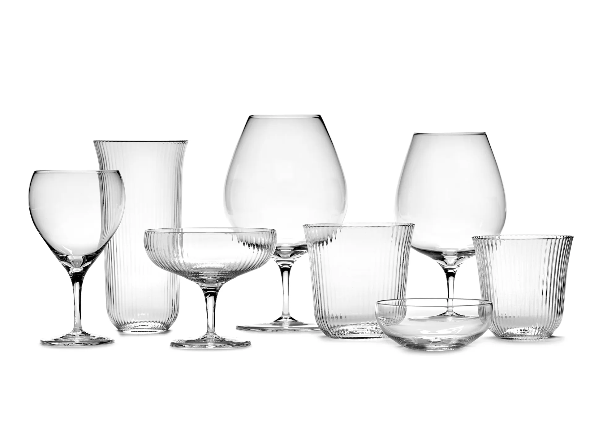 Inku tumblerglas S 25 cl, Clear Serax