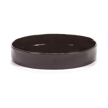 La Mère djup tallrik L Ø25 cm - Dark brown - Serax
