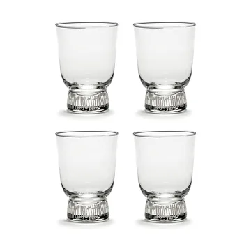Ottolenghi Feast dricksglas 33 cl 4-pack - Stripes sandblasted - Serax