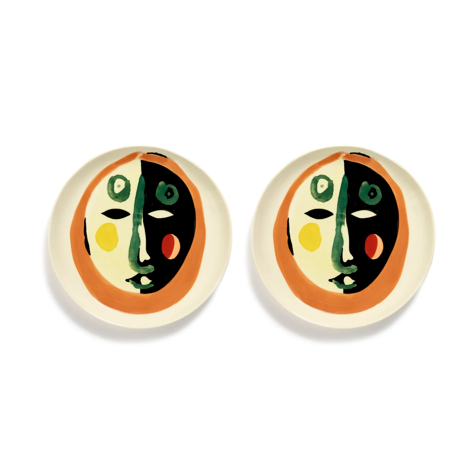 Ottolenghi Feast tallrik M Ø22 cm 2-pack, Face nr 1 Serax