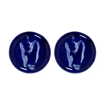 Ottolenghi Feast tallrik S Ø19 cm 2-pack - Dark blue-pepper white - Serax