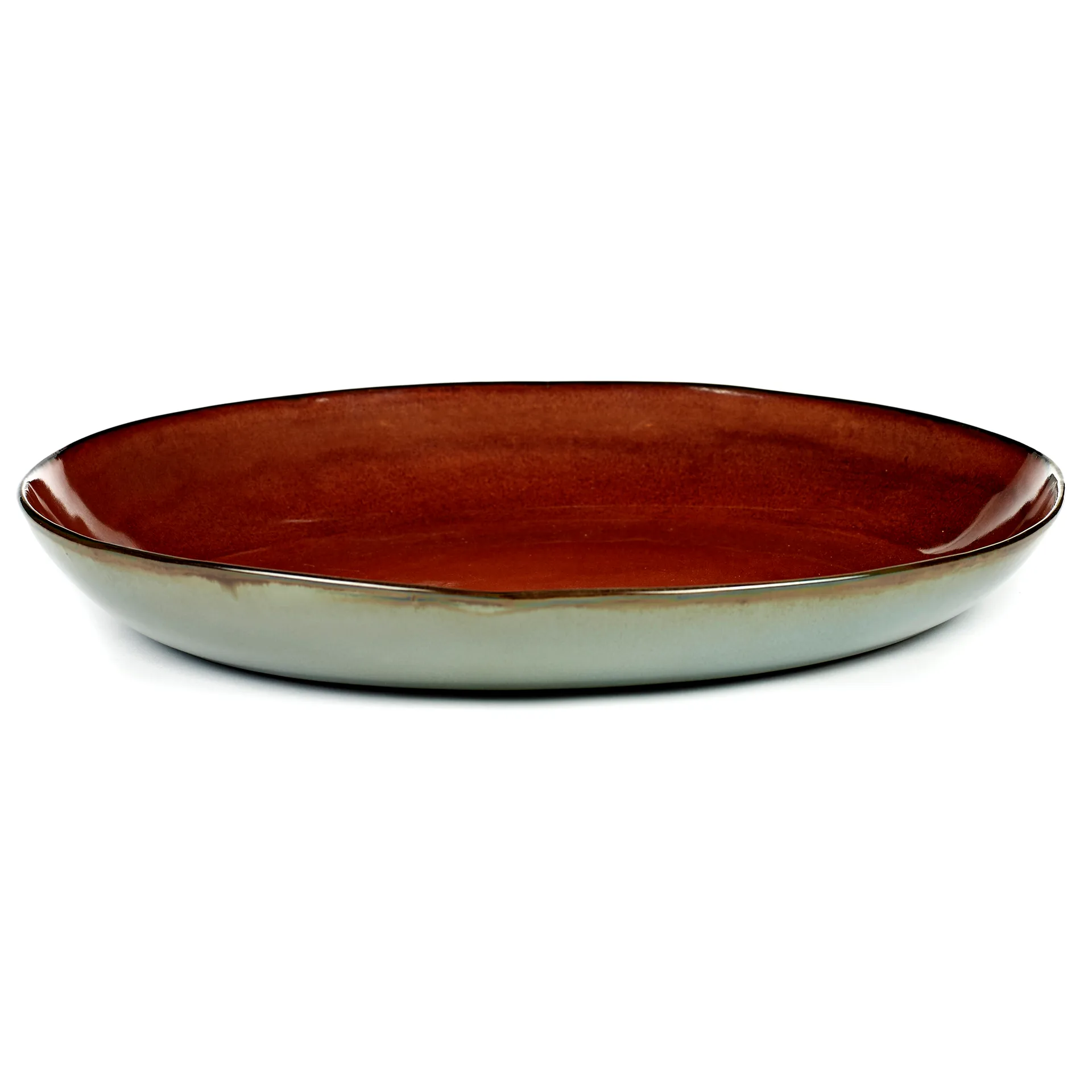 Terres de Rêves serveringsfat 35,5 cm, Rust-smokey blue Serax
