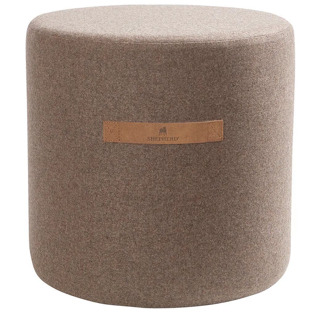 Shepherd puff Sara 40 cm, Cappuccino Shepherd of Sweden