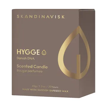 Hygge Gold Symbol doftljus - 65 g - Skandinavisk