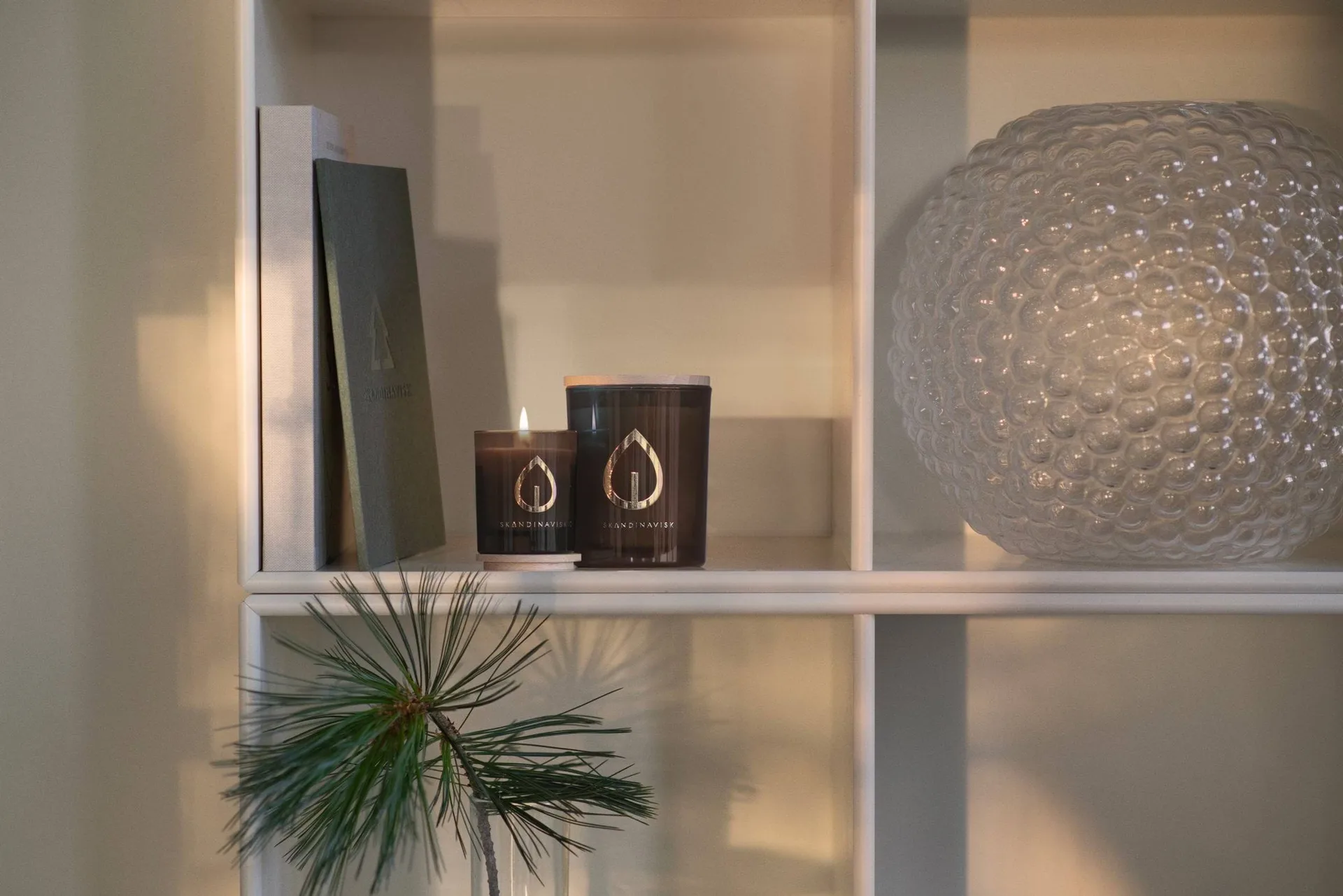 Hygge Gold Symbol doftljus, 65 g Skandinavisk