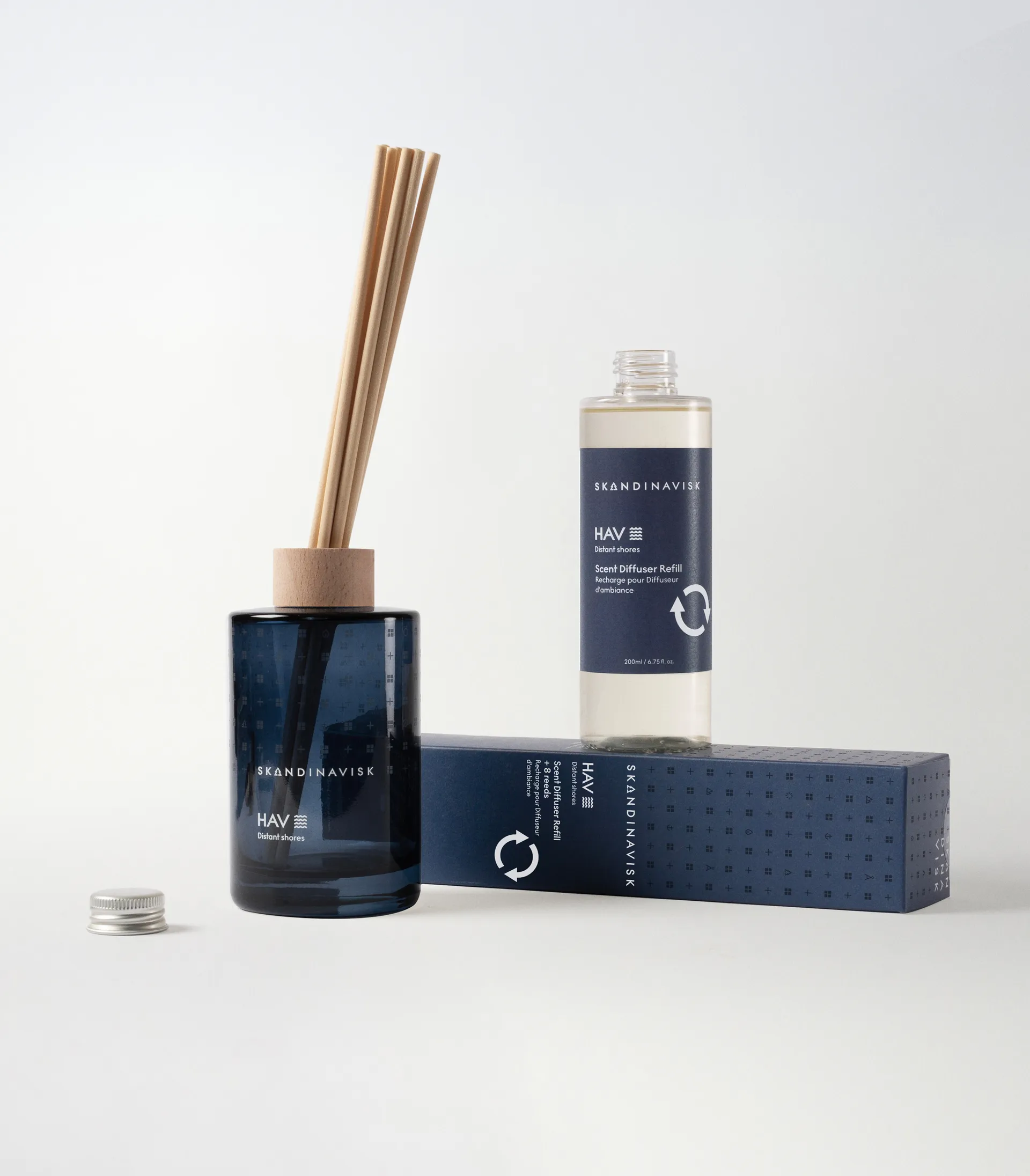 Skandinavisk refill till doftpinnar 200 ml, Hav Skandinavisk