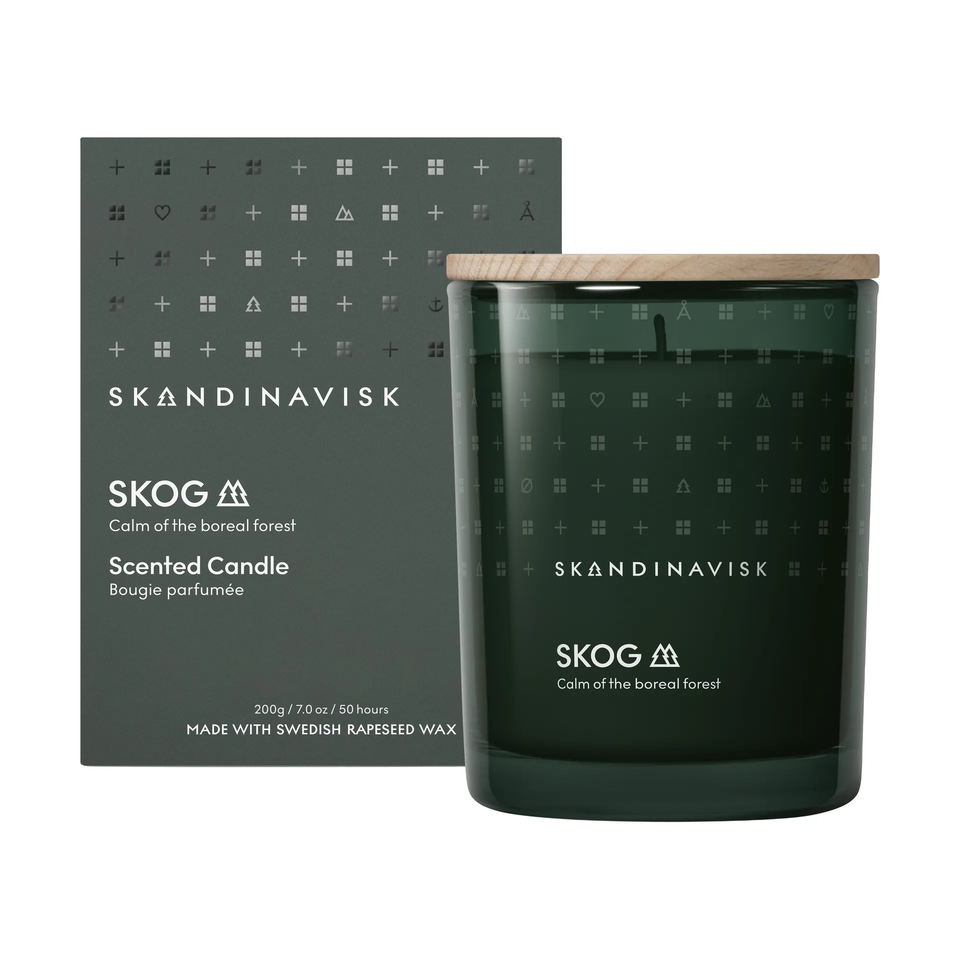 Skog doftljus med lock, 200 g Skandinavisk